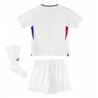 Dětský fotbalový dres Olympique Lyonnais 2024-25 Domácí Krátký Rukáv (+ trenýrky)